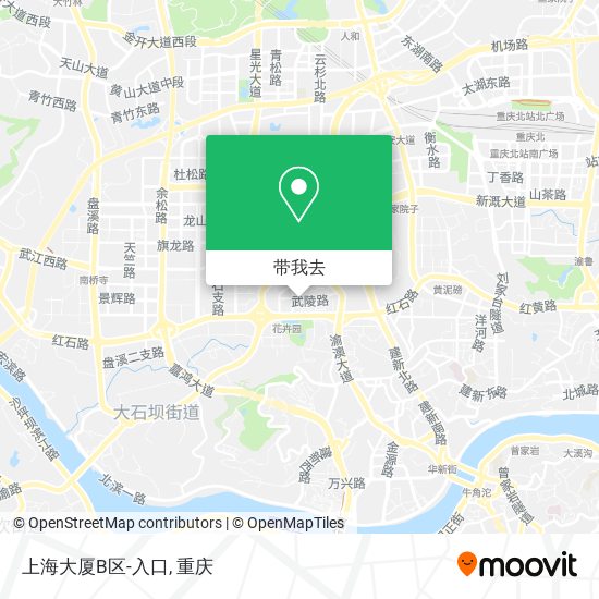 上海大厦B区-入口地图