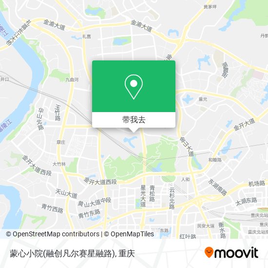 蒙心小院(融创凡尔赛星融路)地图