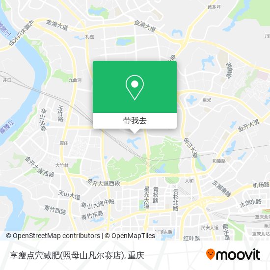 享瘦点穴减肥(照母山凡尔赛店)地图