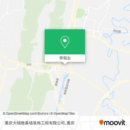 重庆大锦致幕墙装饰工程有限公司地图