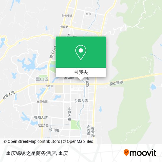 重庆锦绣之星商务酒店地图