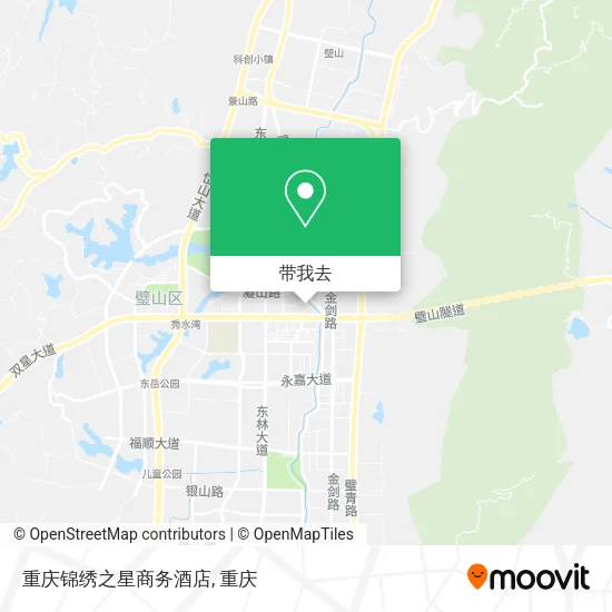 重庆锦绣之星商务酒店地图