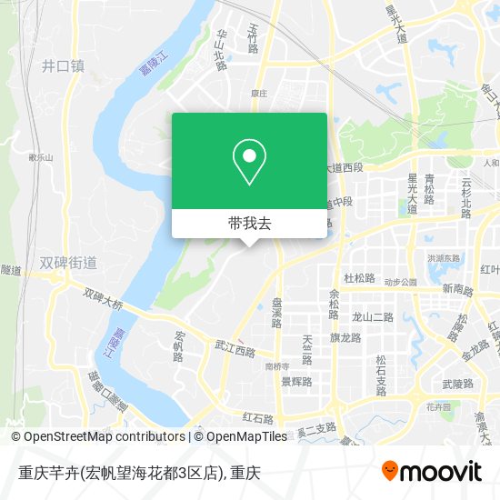 重庆芊卉(宏帆望海花都3区店)地图