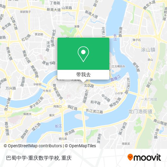 巴蜀中学-重庆数学学校地图