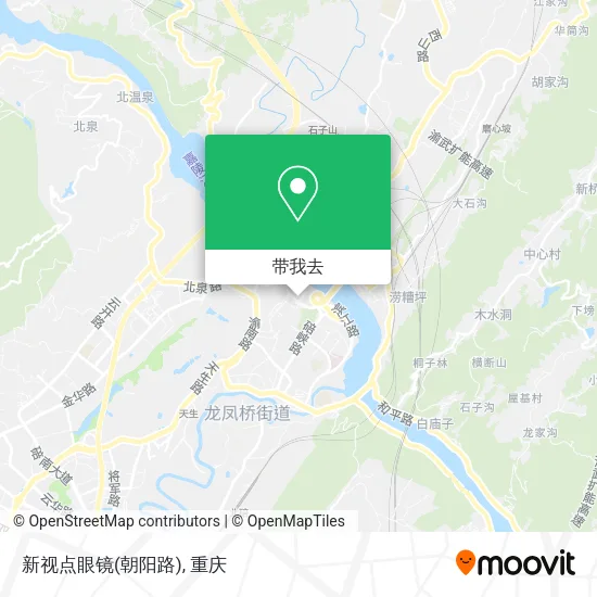 新视点眼镜(朝阳路)地图