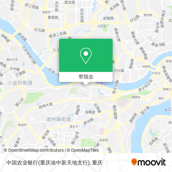 中国农业银行(重庆渝中新天地支行)地图