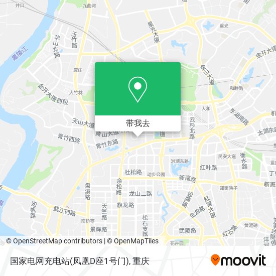 国家电网充电站(凤凰D座1号门)地图