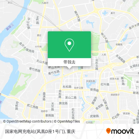国家电网充电站(凤凰D座1号门)地图