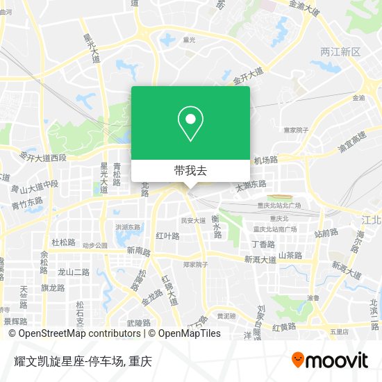 耀文凯旋星座-停车场地图