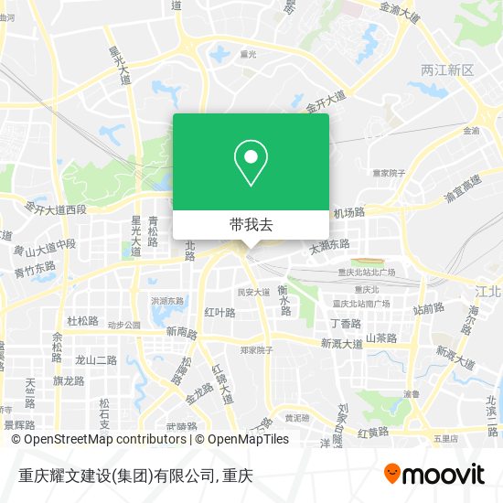 重庆耀文建设(集团)有限公司地图