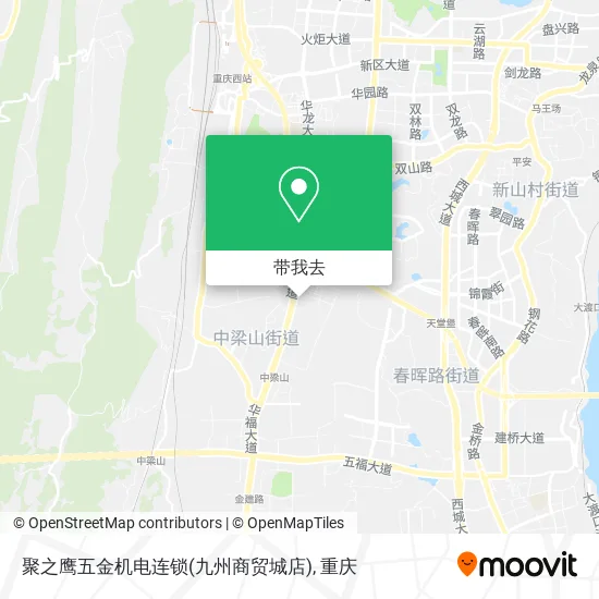 聚之鹰五金机电连锁(九州商贸城店)地图