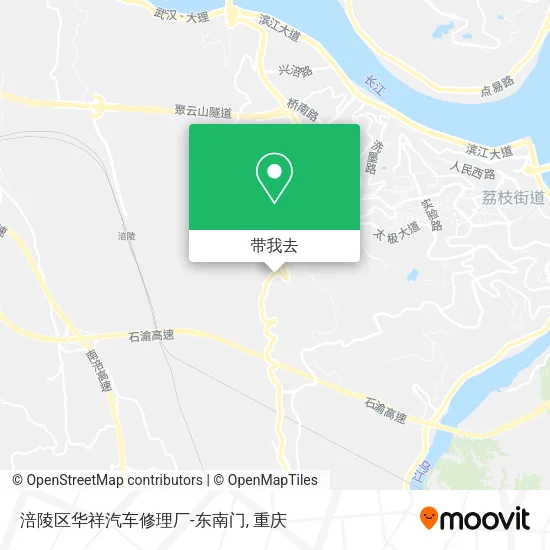 涪陵区华祥汽车修理厂-东南门地图