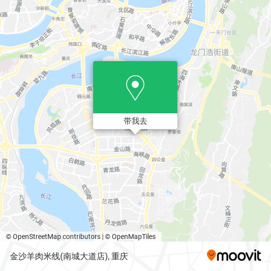 金沙羊肉米线(南城大道店)地图