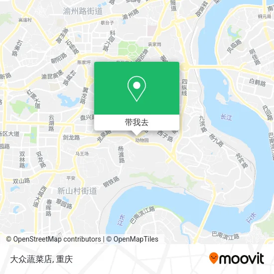 大众蔬菜店地图