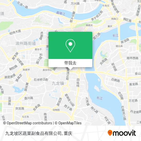 九龙坡区蔬菜副食品有限公司地图