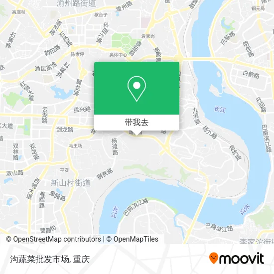 沟蔬菜批发市场地图