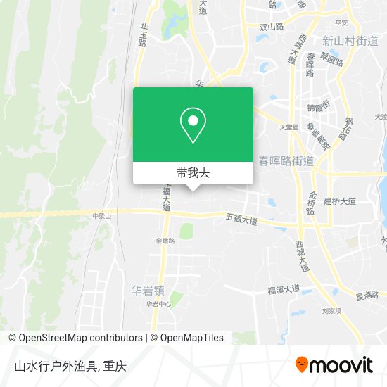 山水行户外渔具地图