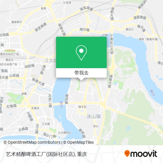 艺术精酿啤酒工厂(国际社区店)地图