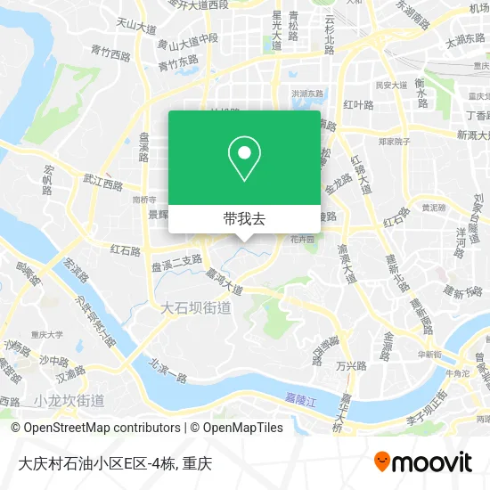 大庆村石油小区E区-4栋地图
