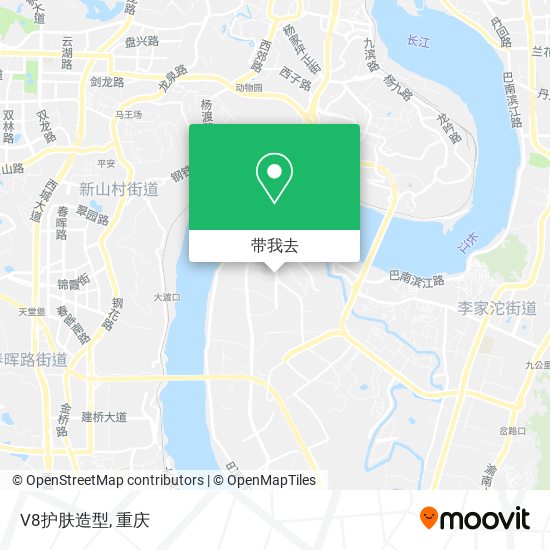 V8护肤造型地图