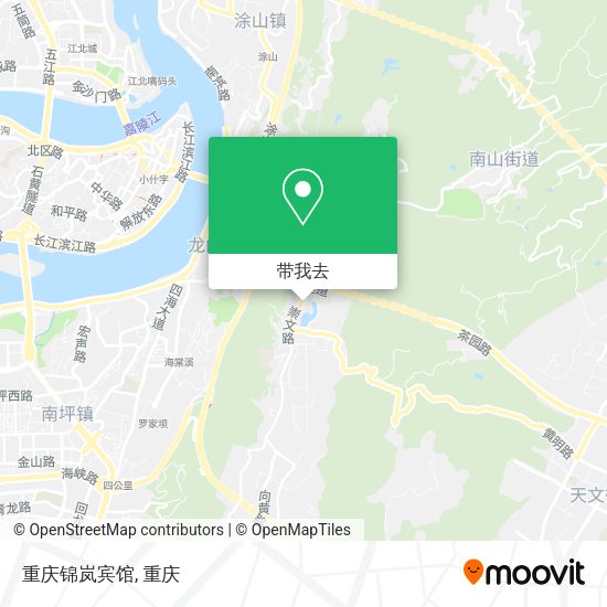 重庆锦岚宾馆地图
