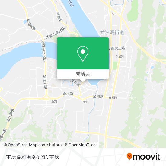 重庆鼎雅商务宾馆地图