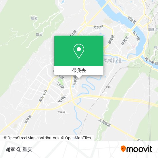 谢家湾地图
