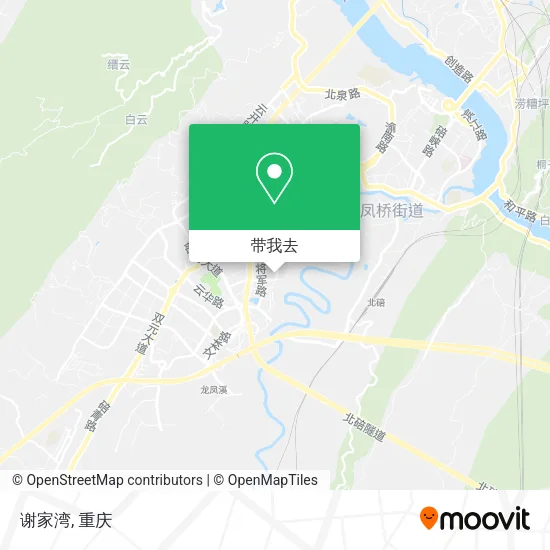 谢家湾地图