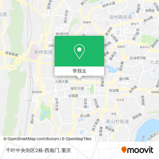 千叶中央街区2栋-西南门地图