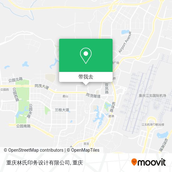 重庆林氏印务设计有限公司地图