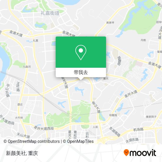 新颜美社地图