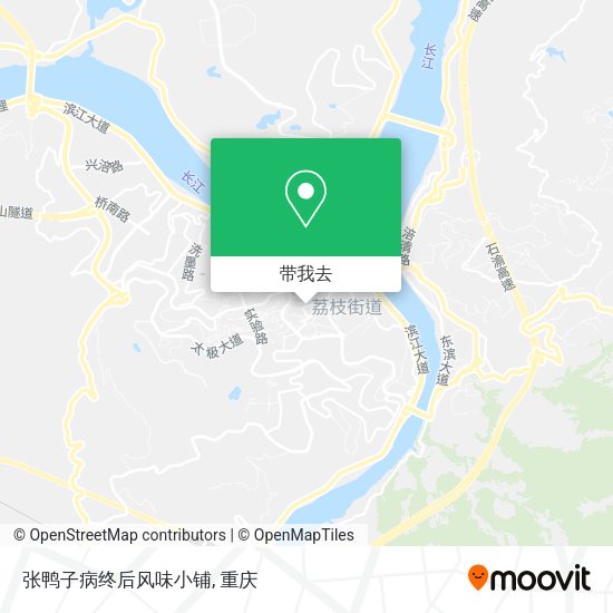 张鸭子病终后风味小铺地图