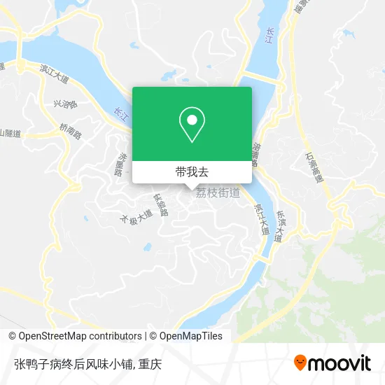 张鸭子病终后风味小铺地图