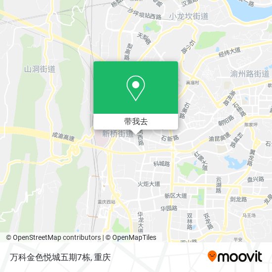 万科金色悦城五期7栋地图