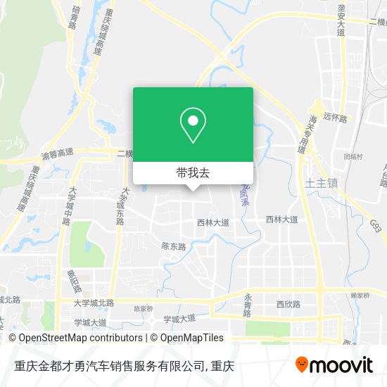 重庆金都才勇汽车销售服务有限公司地图