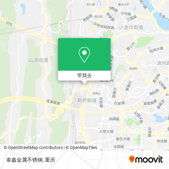 泰鑫金属不锈钢地图