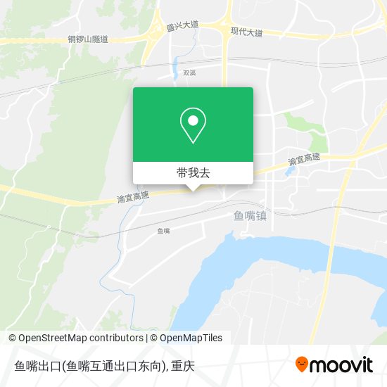 鱼嘴出口(鱼嘴互通出口东向)地图