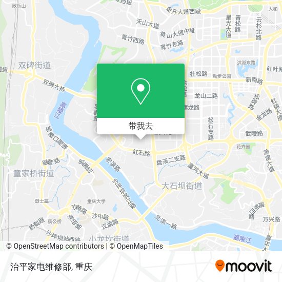 治平家电维修部地图