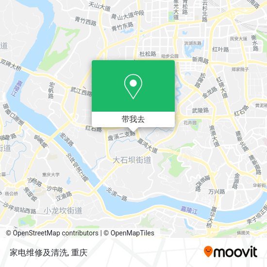 家电维修及清洗地图