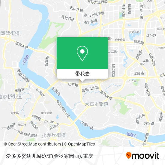 爱多多婴幼儿游泳馆(金秋家园西)地图