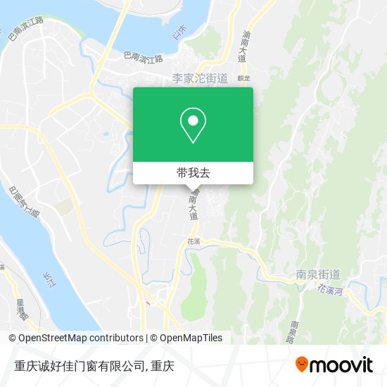 重庆诚好佳门窗有限公司地图