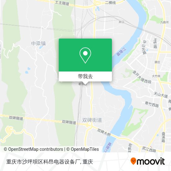 重庆市沙坪坝区科昂电器设备厂地图