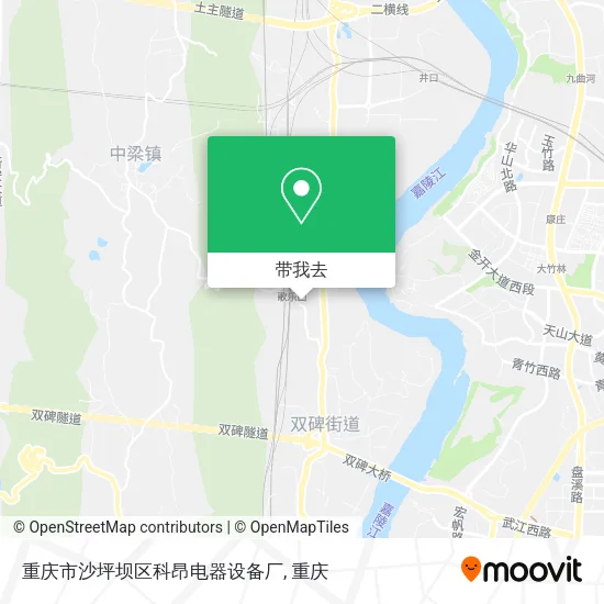 重庆市沙坪坝区科昂电器设备厂地图