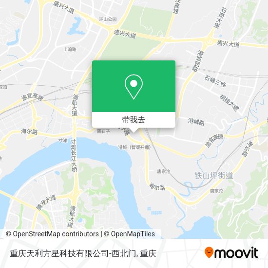 重庆天利方星科技有限公司-西北门地图
