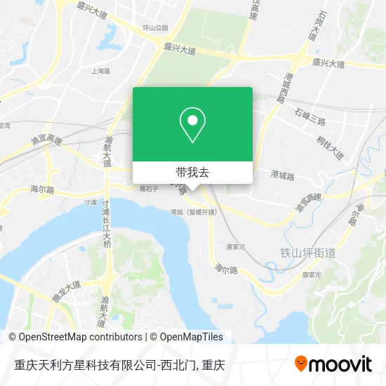 重庆天利方星科技有限公司-西北门地图