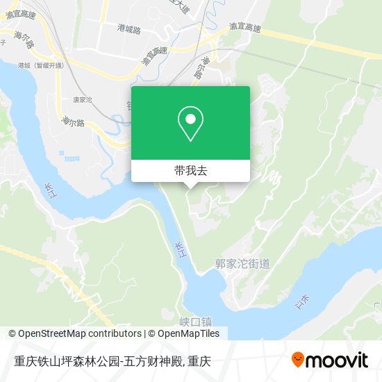 重庆铁山坪森林公园-五方财神殿地图