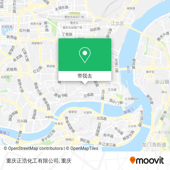 重庆正浩化工有限公司地图