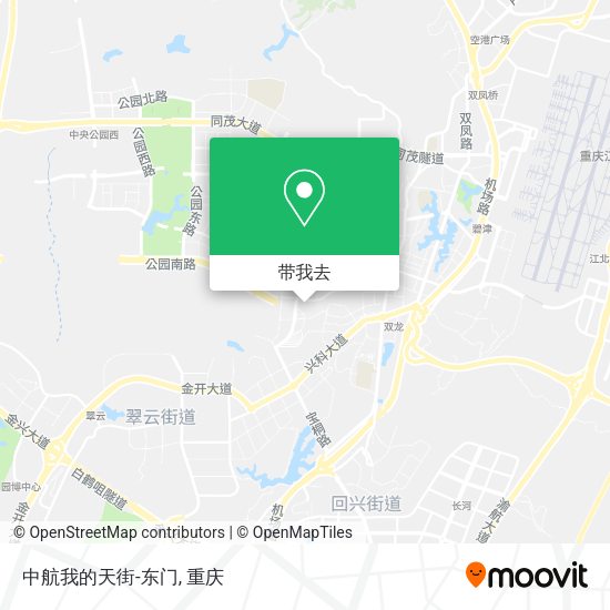 中航我的天街-东门地图