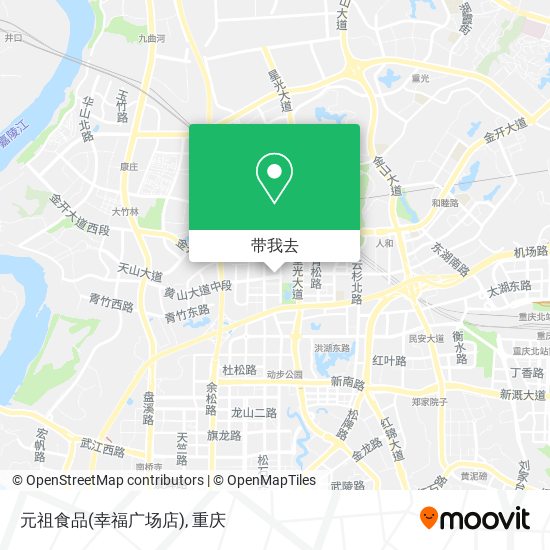 元祖食品(幸福广场店)地图