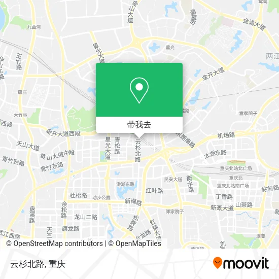 云杉北路地图